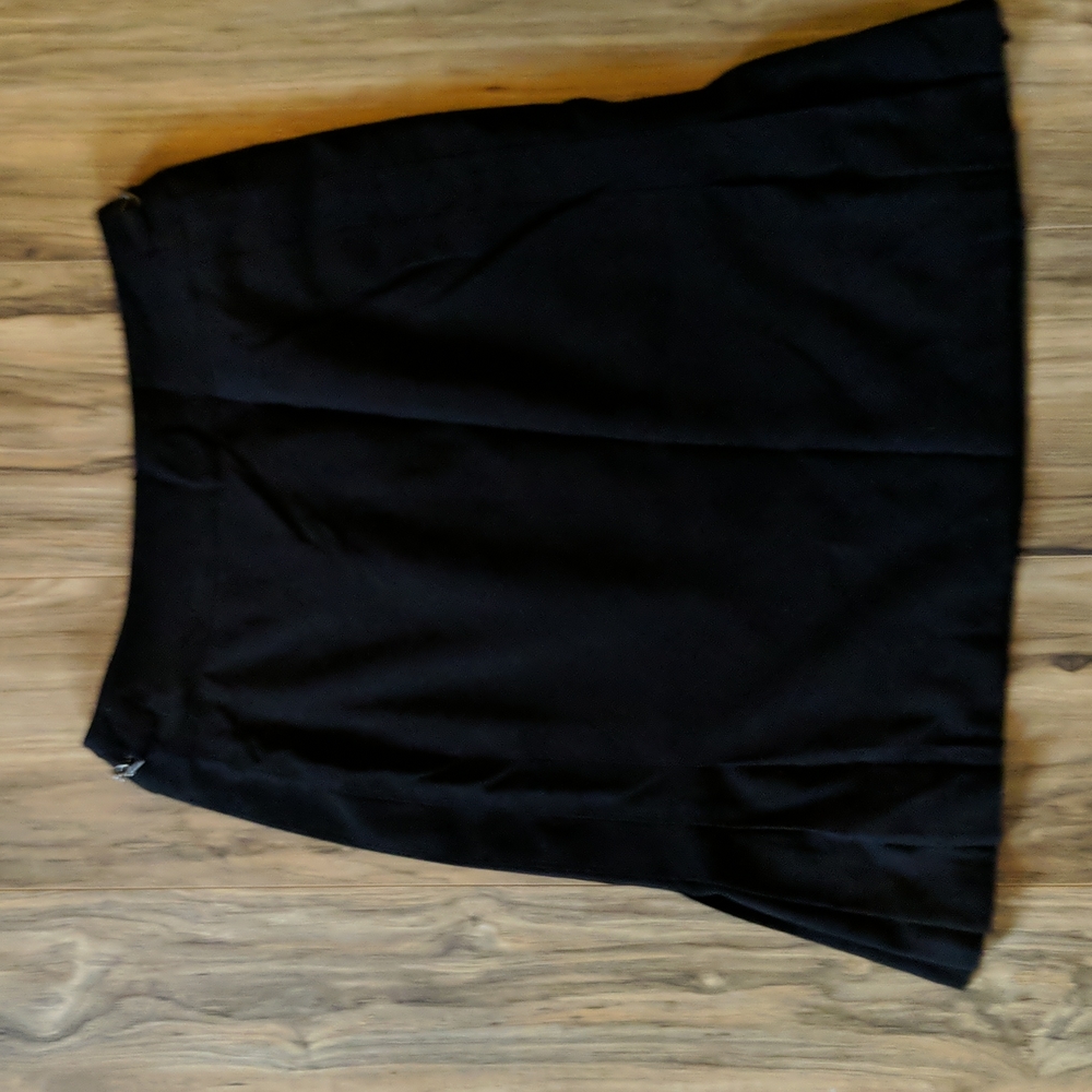 Black Skirt with Chain Detailing